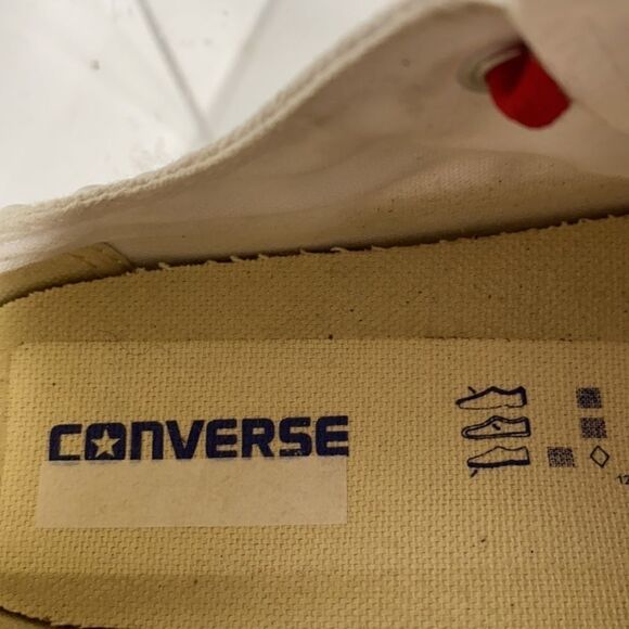 Converse‎ Low Top Pearl Embellished Wedding Chucks Youth Size 3 - Picture 12 of 15